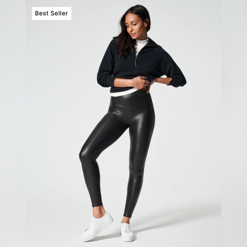 Spanx faux leather leggings